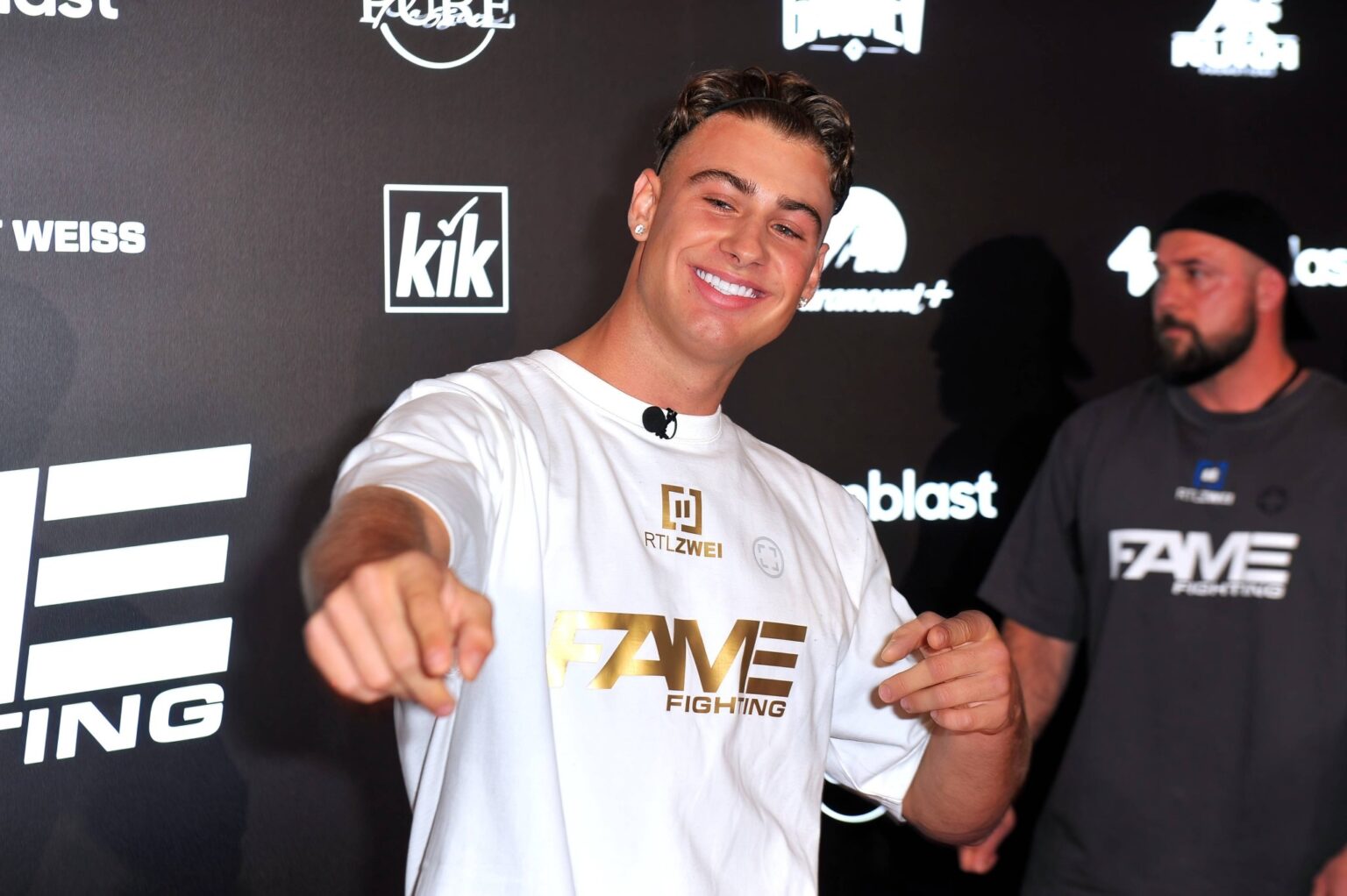 Daymian Weiß bei Fame Fighting 3 in der Grugahalle Essen