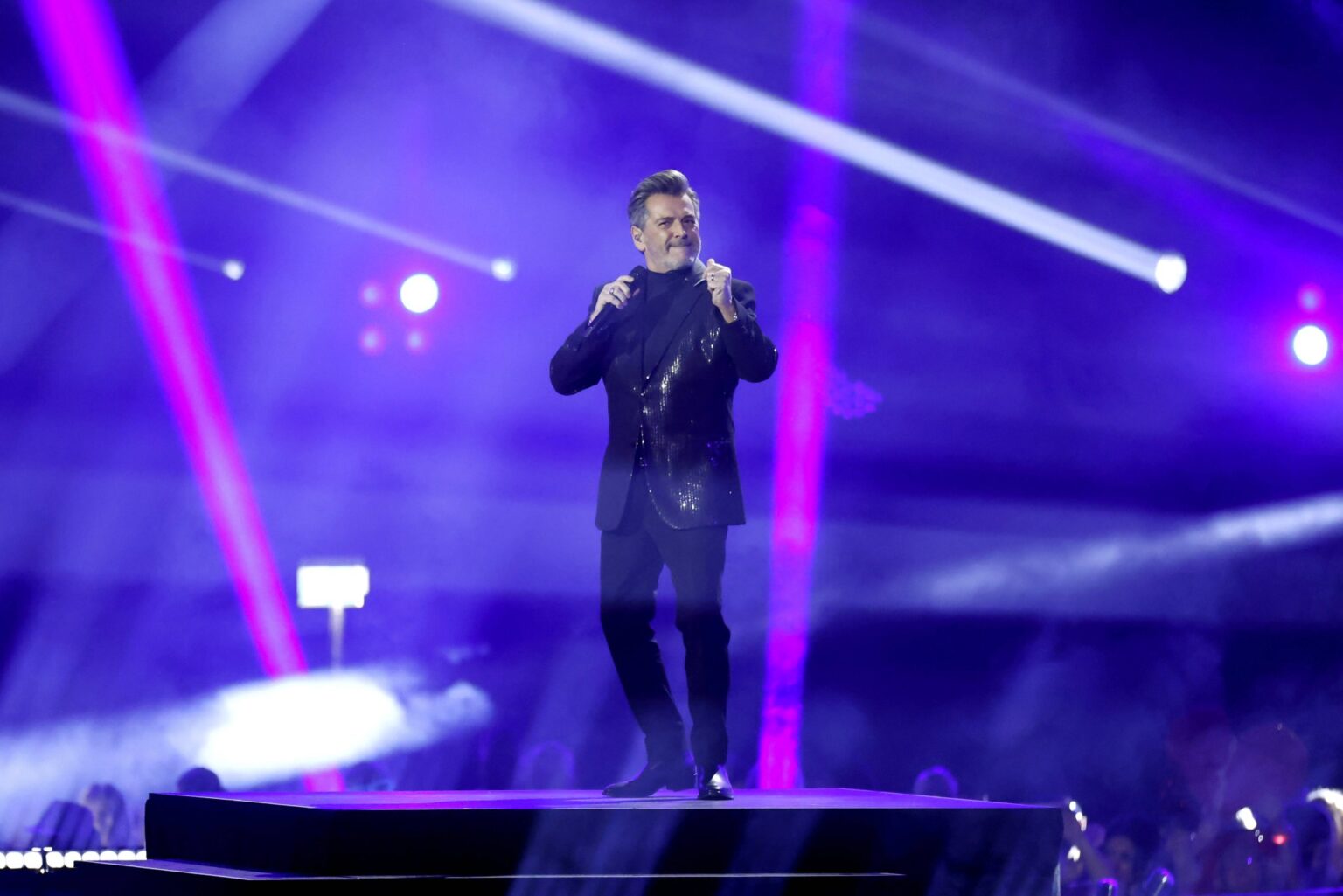 Thomas Anders bei der TV-Show Schlagerchampions 2026 im Berliner Velodrom