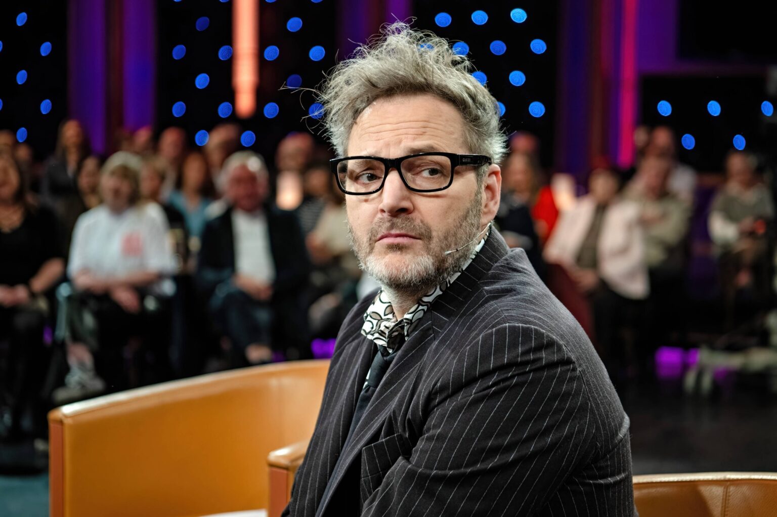 Comedian Paul Panzer zu Gast in der MDR-Talkshow „Riverboat“ in Leipzig