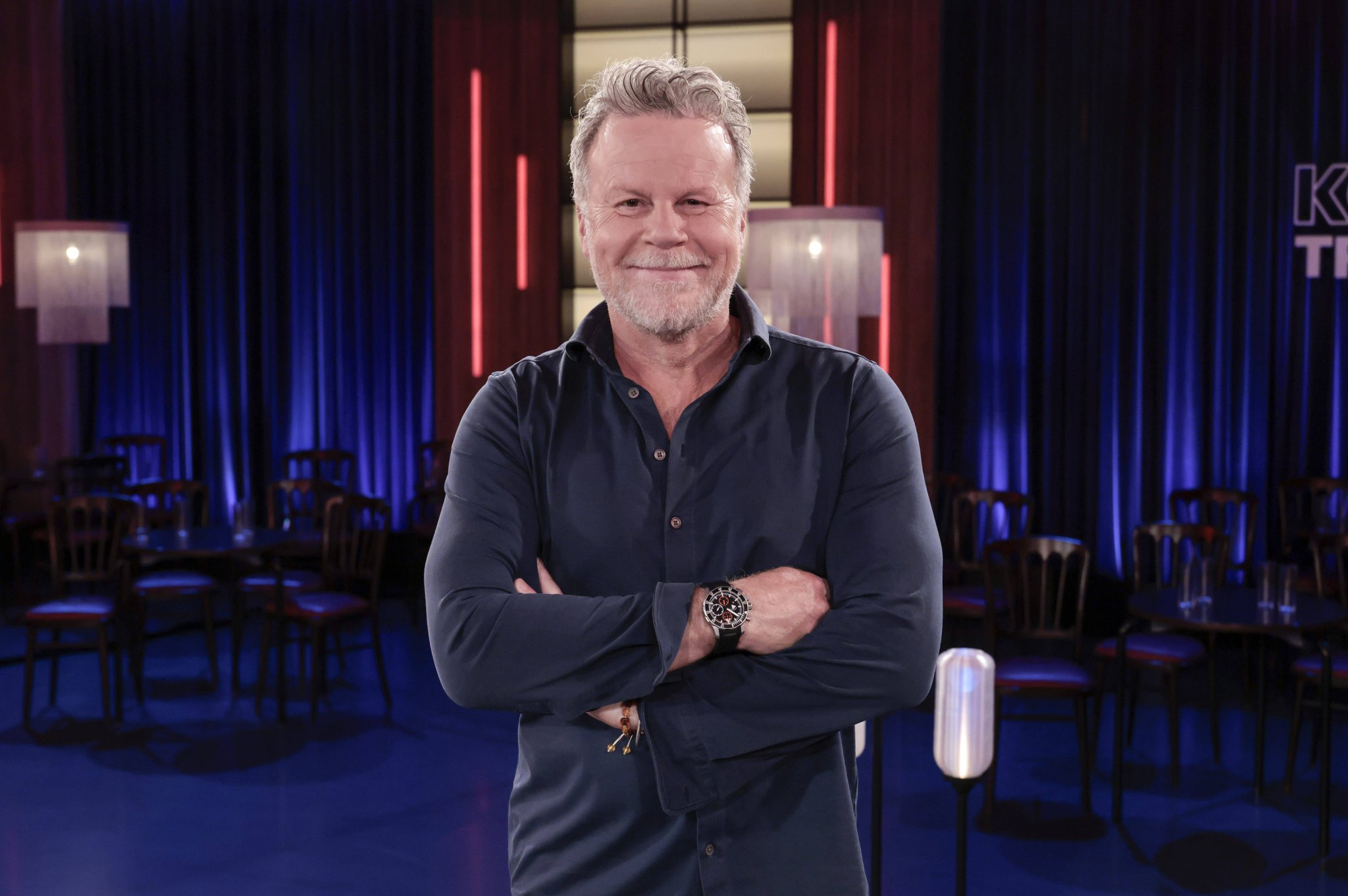 Jenke von Wilmsdorff bei der Aufzeichnung der WDR-Talkshow Kölner Treff