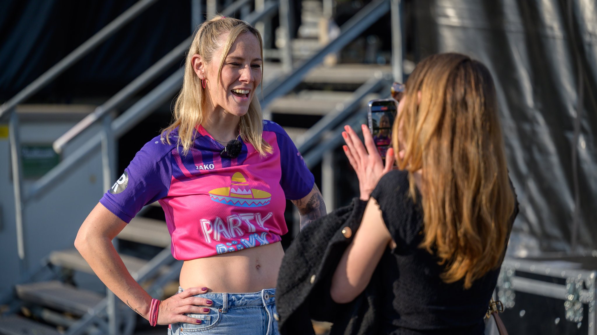 Milla Pink singt beim Mallorcafestival Crange Total in Herne
