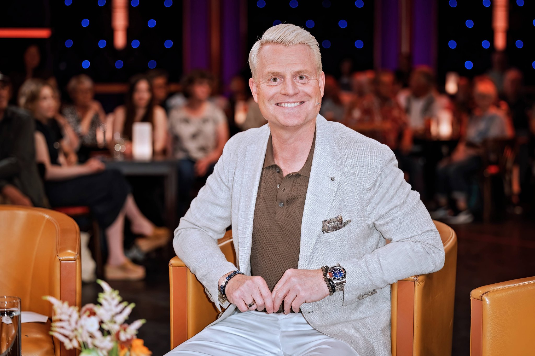 Guido Cantz als Talkgast in der MDR-Sendung Riverboat