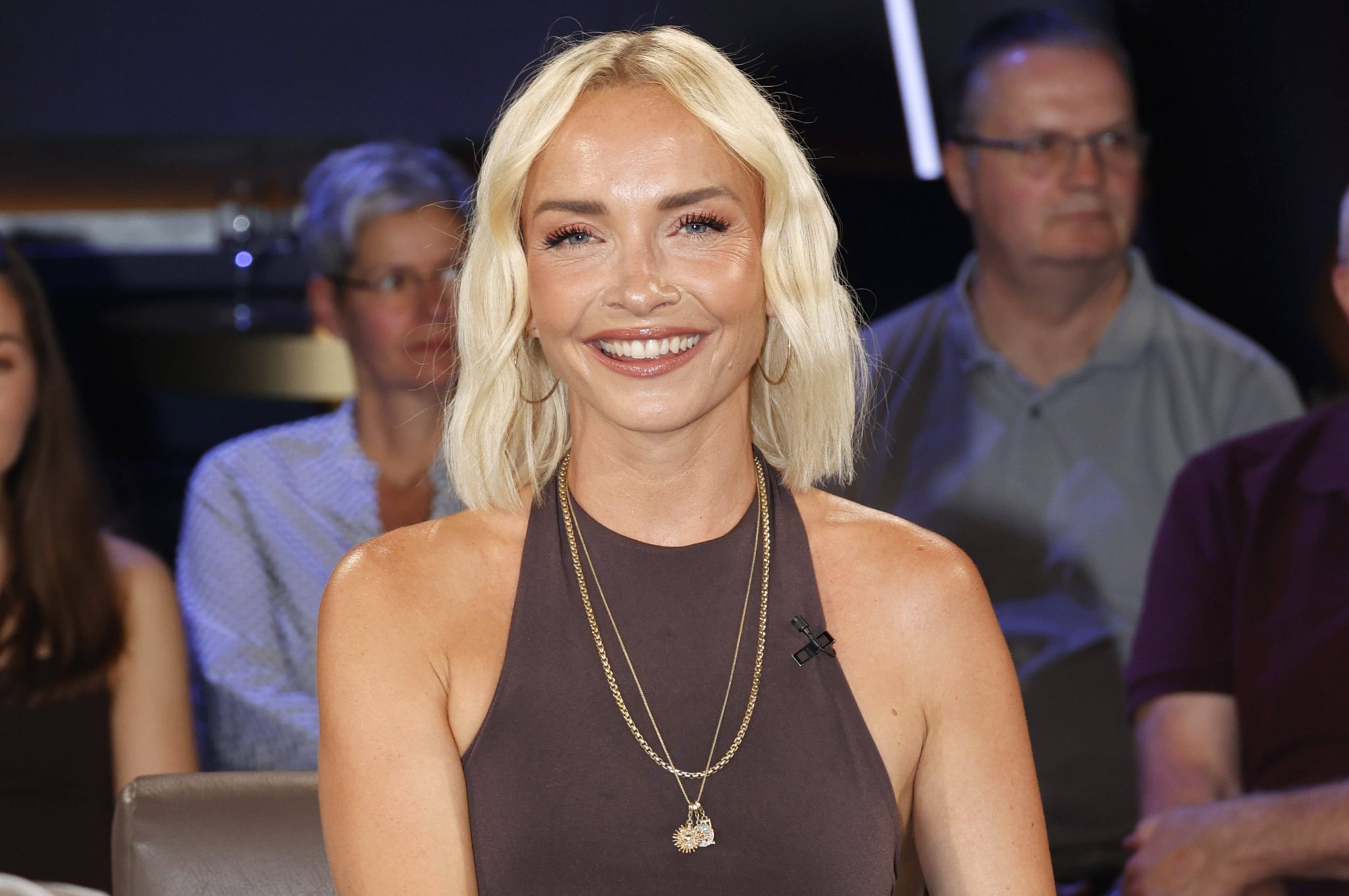Janin Ullmann als Gast bei der Aufzeichnung der NDR Talk Show in Hamburg