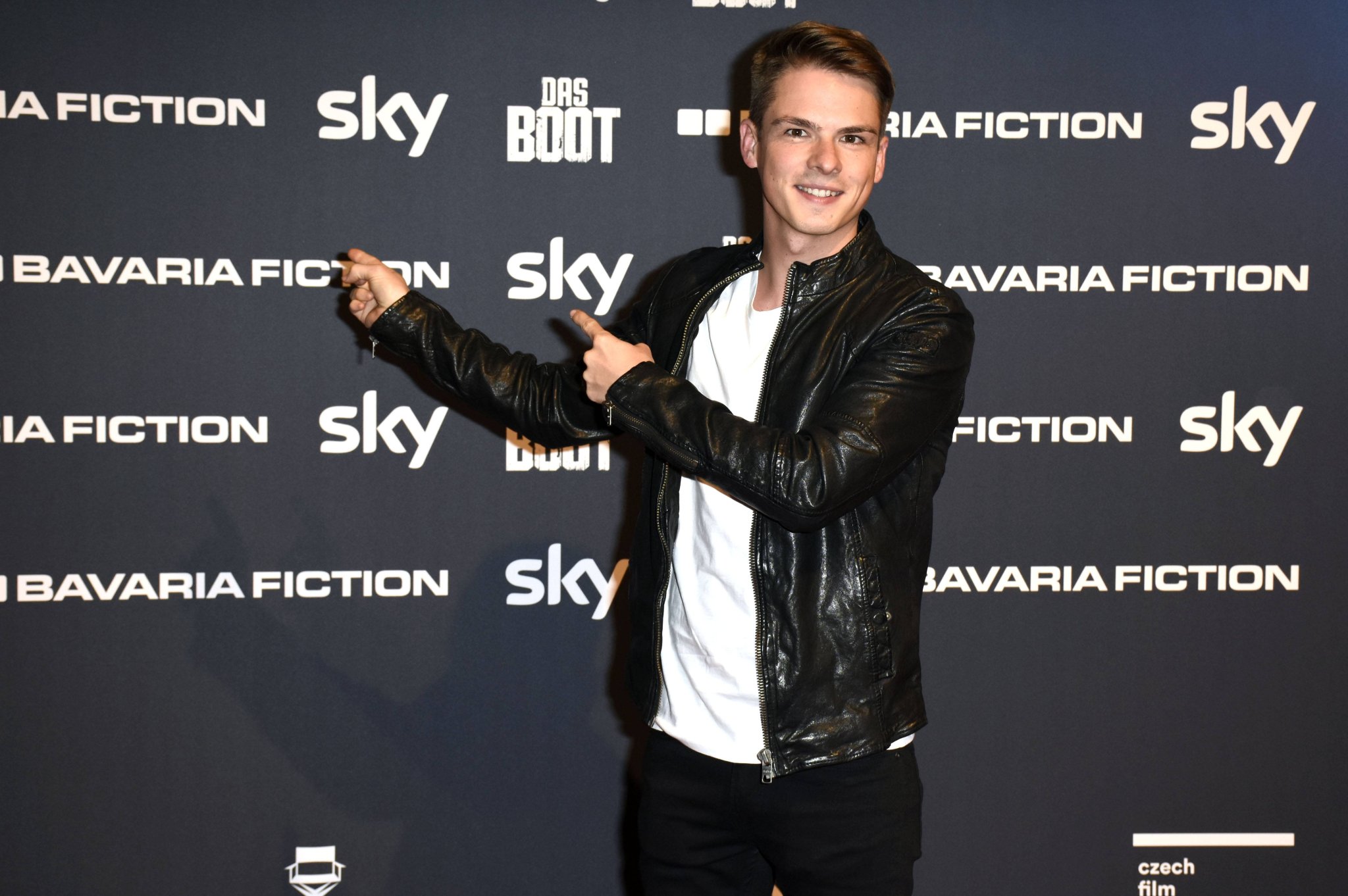 Marvin Linke bei der Weltpremiere der Sky-Serie Das Boot 2018