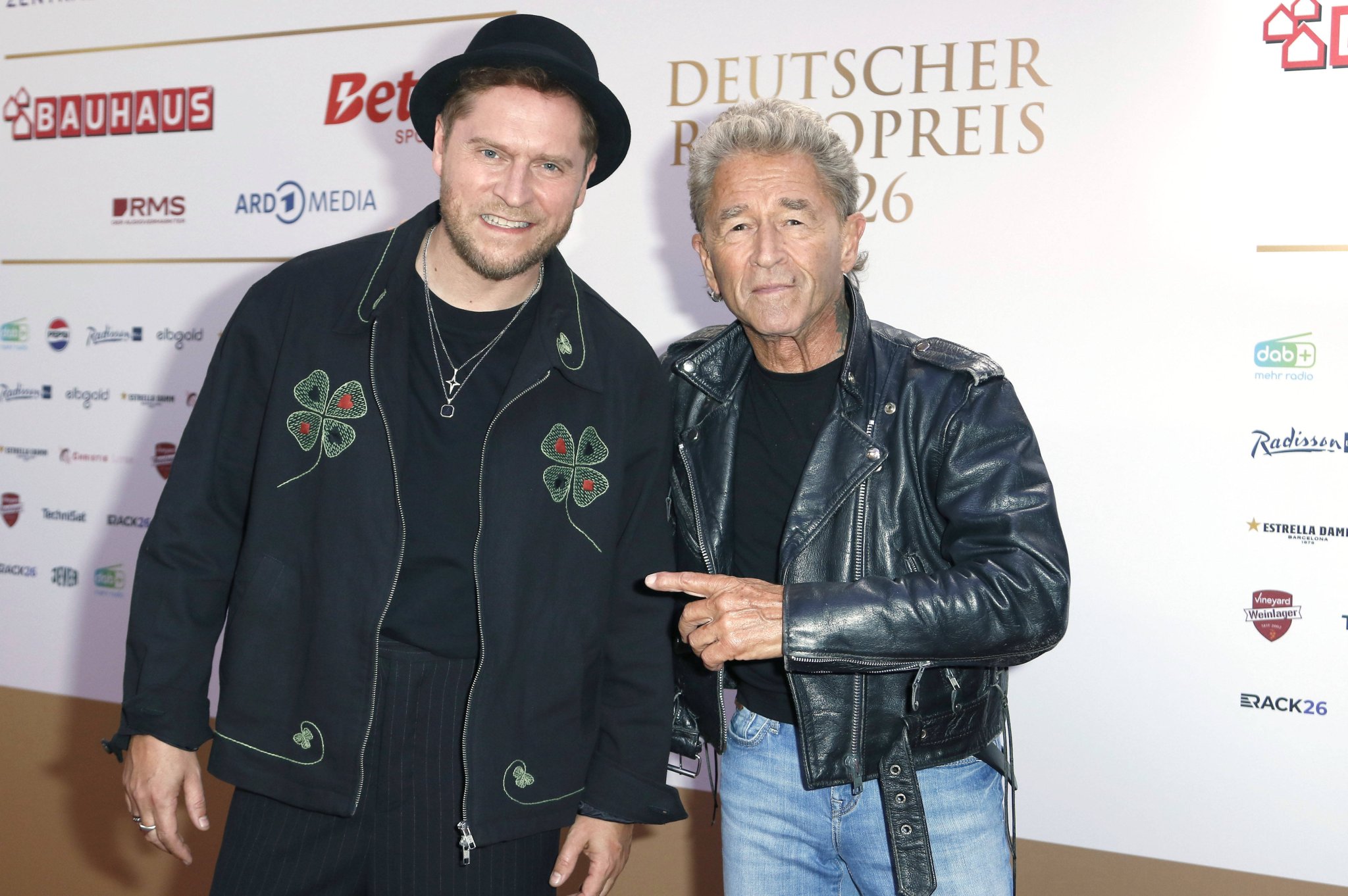 Johannes Oerding und Peter Maffay beim Deutschen Radiopreis 2026 in Hamburg