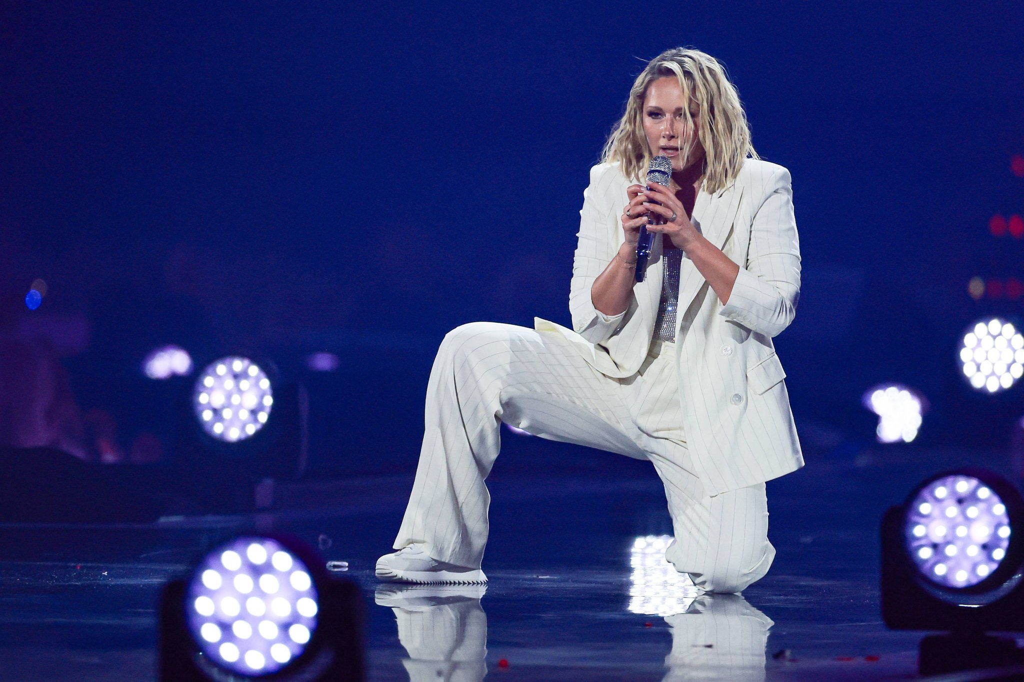 Helene Fischer mit neuer Frisur beim Schlagerbooom 2026