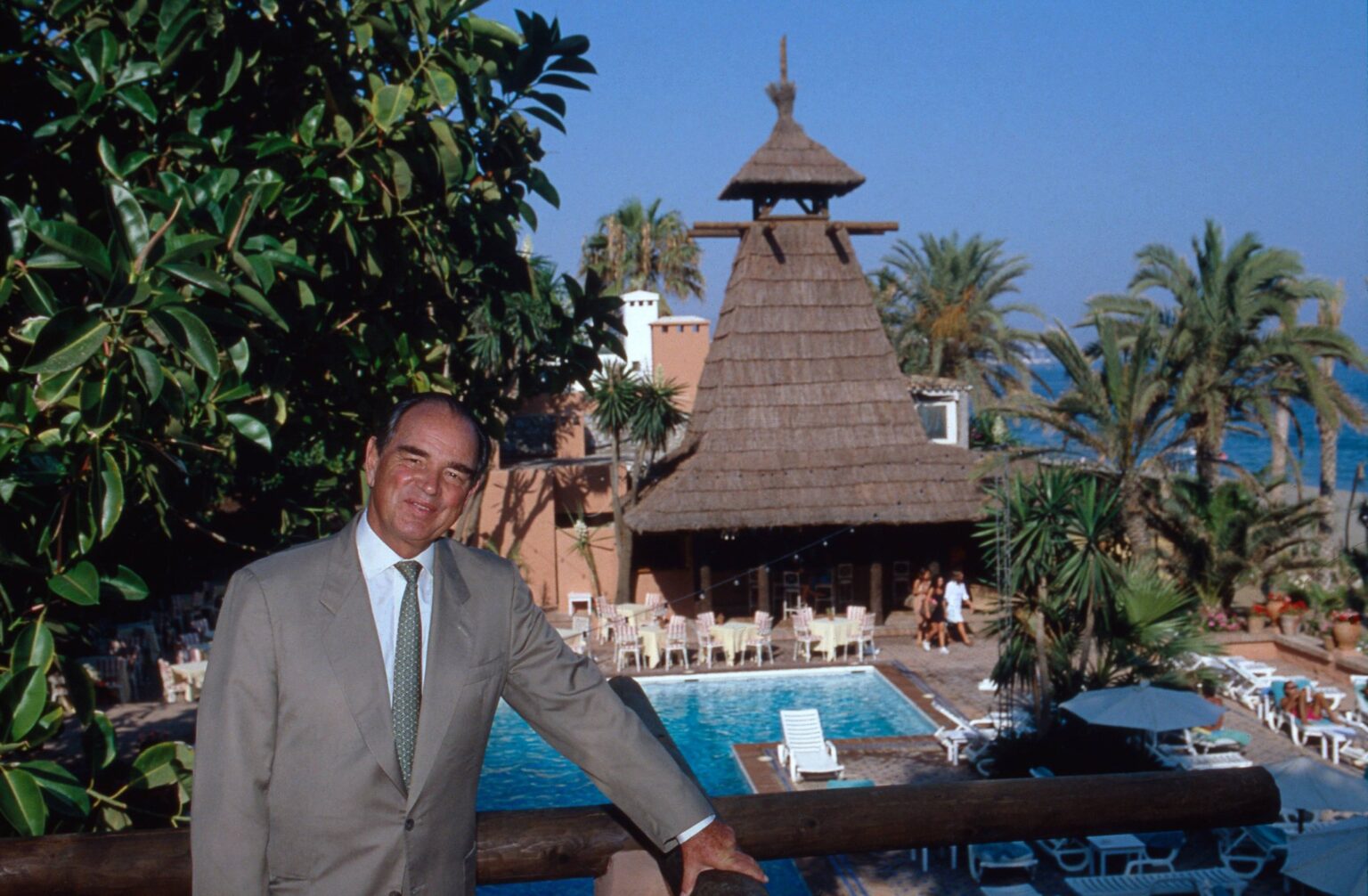 Rudolf Graf von Schönburg-Glauchau, genannt Conde Rudi, in Marbella